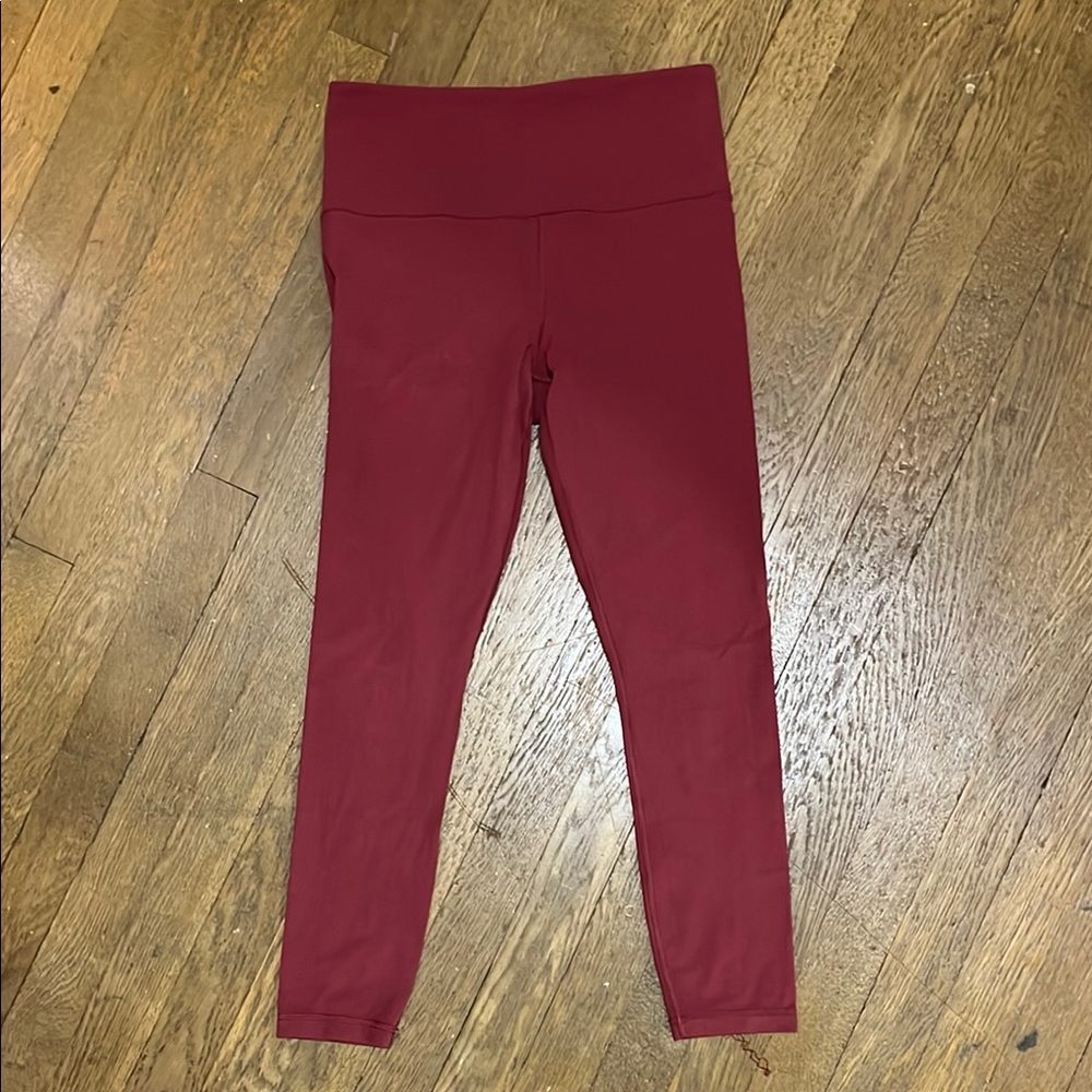 Athleta Red High-Rise Leggings for Activewear